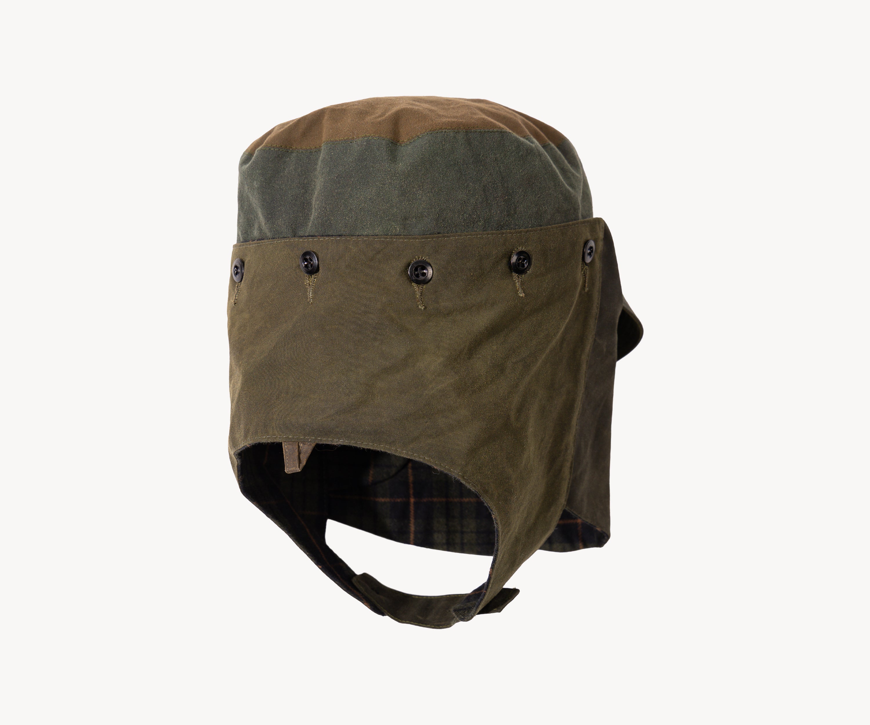 REWORK® MASK WAX HAT - N° 006 Coats & Jackets ONE SIZE FITS ALL / GREEN - BRUT Clothing
