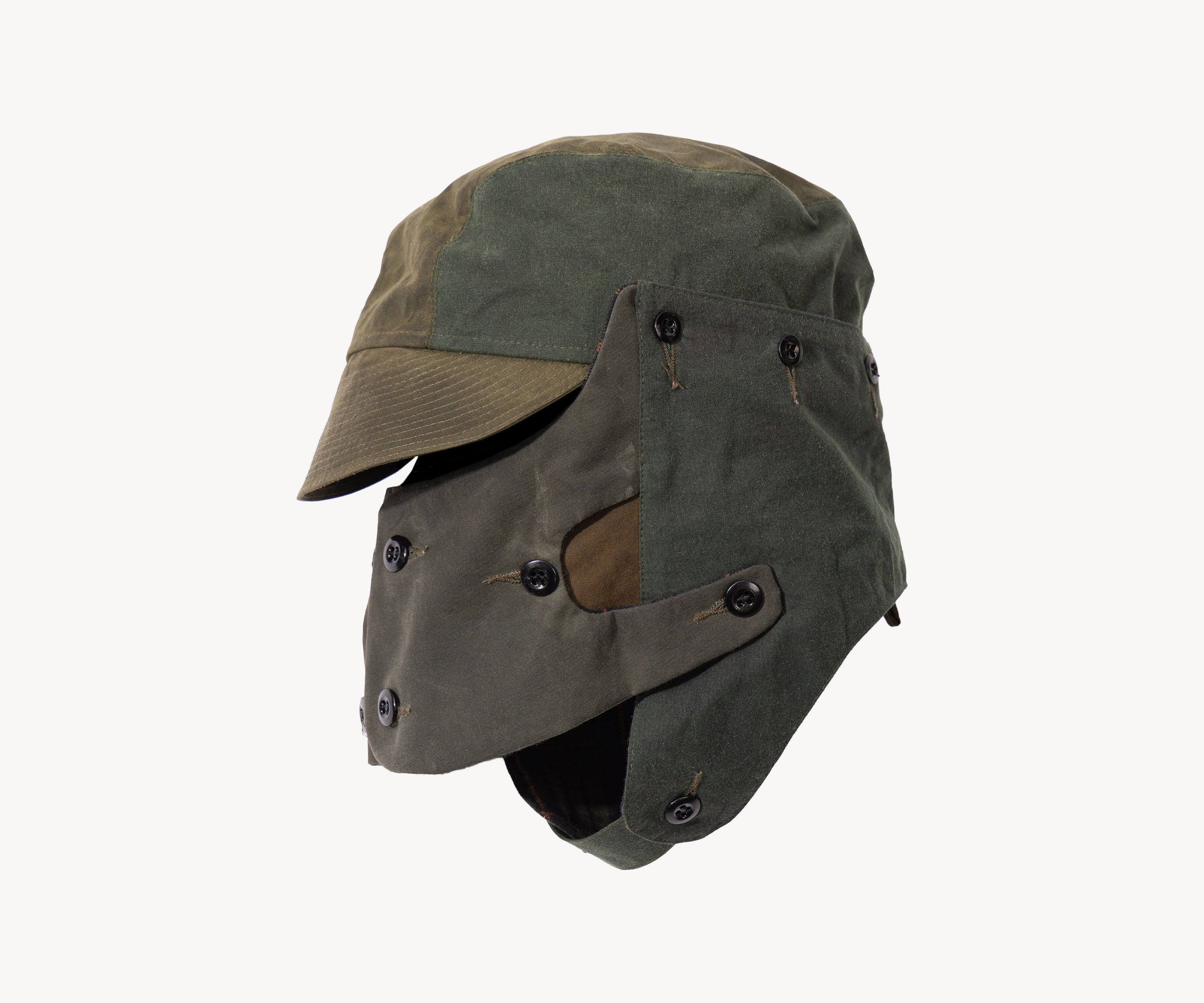 REWORK® MASK WAX HAT - N° 002 Coats & Jackets GREEN / ONE SIZE FITS ALL - BRUT Clothing
