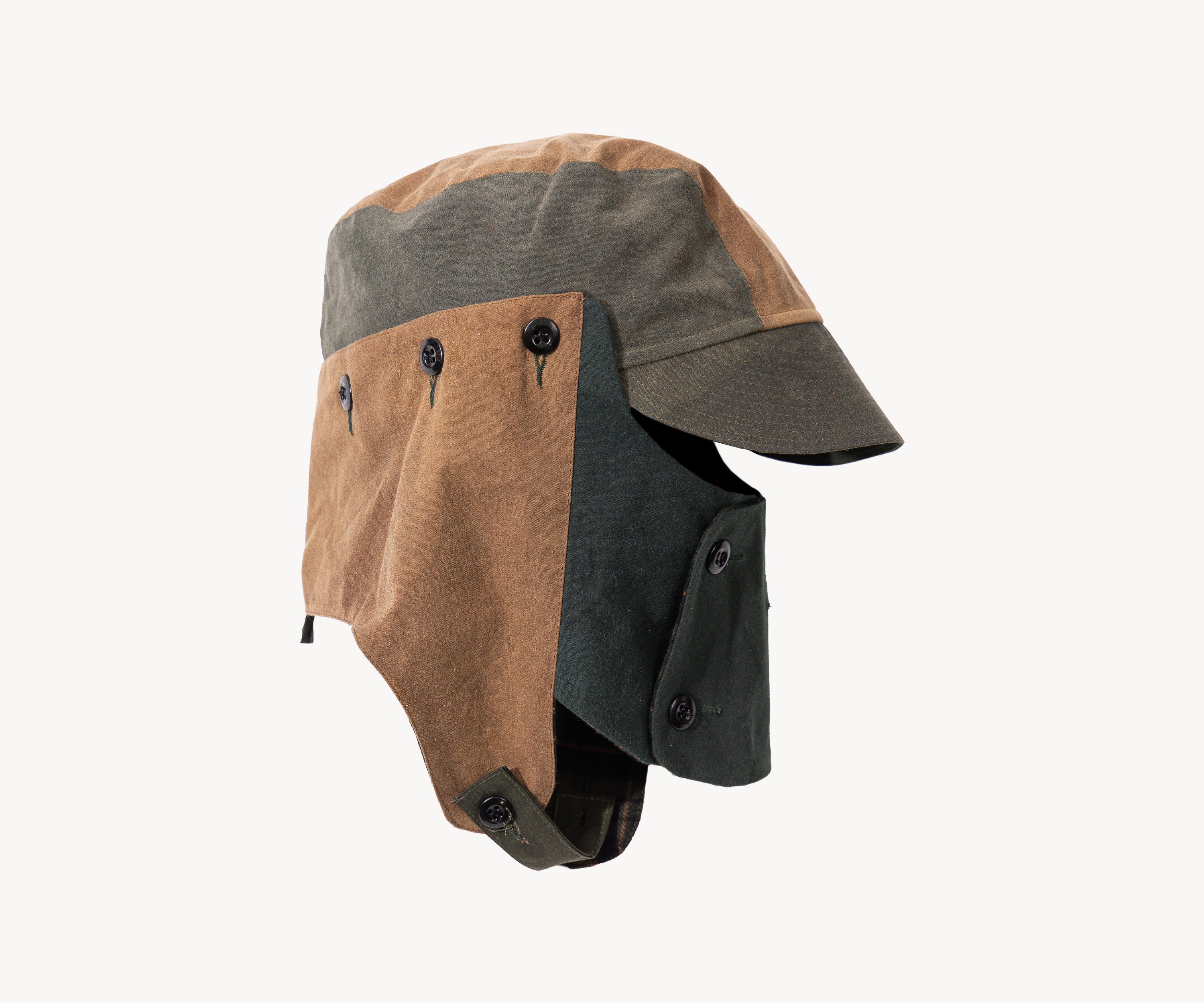 REWORK® MASK WAX HAT - N° 017 Coats & Jackets BROWN / ONE SIZE FITS ALL - BRUT Clothing