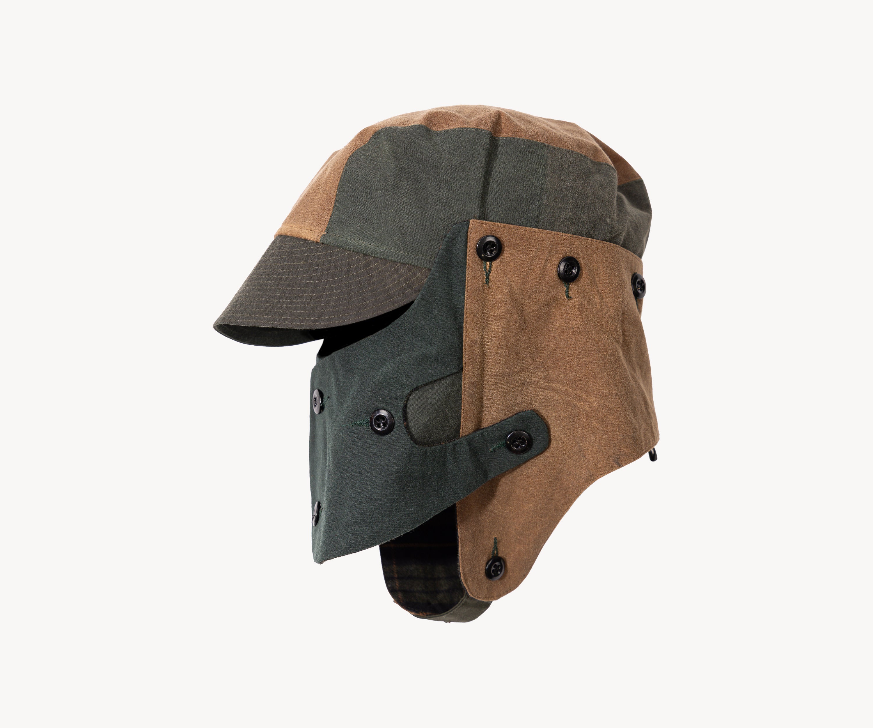 REWORK® MASK WAX HAT - N° 017 Coats & Jackets BROWN / ONE SIZE FITS ALL - BRUT Clothing