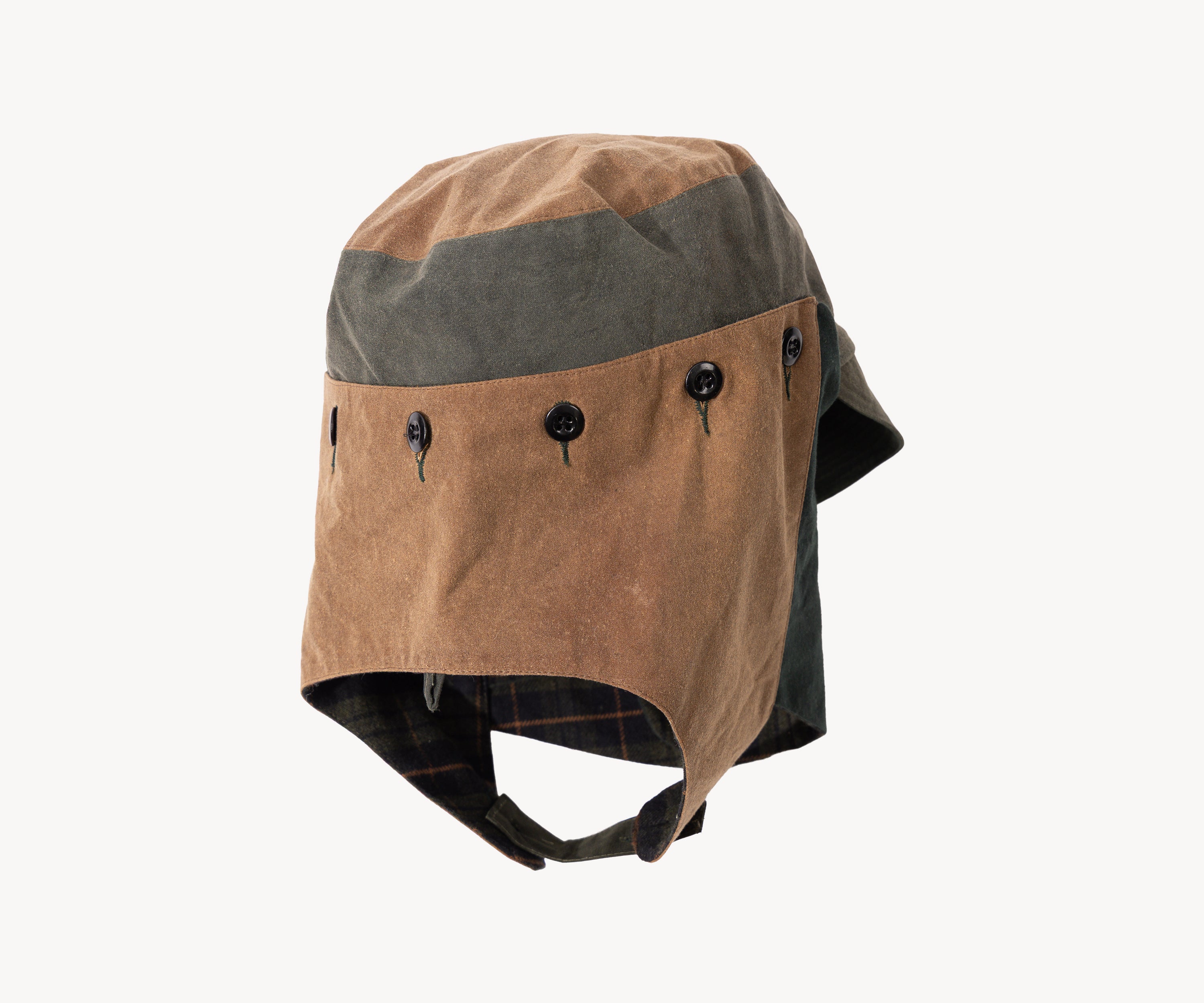 REWORK® MASK WAX HAT - N° 017 Coats & Jackets BROWN / ONE SIZE FITS ALL - BRUT Clothing