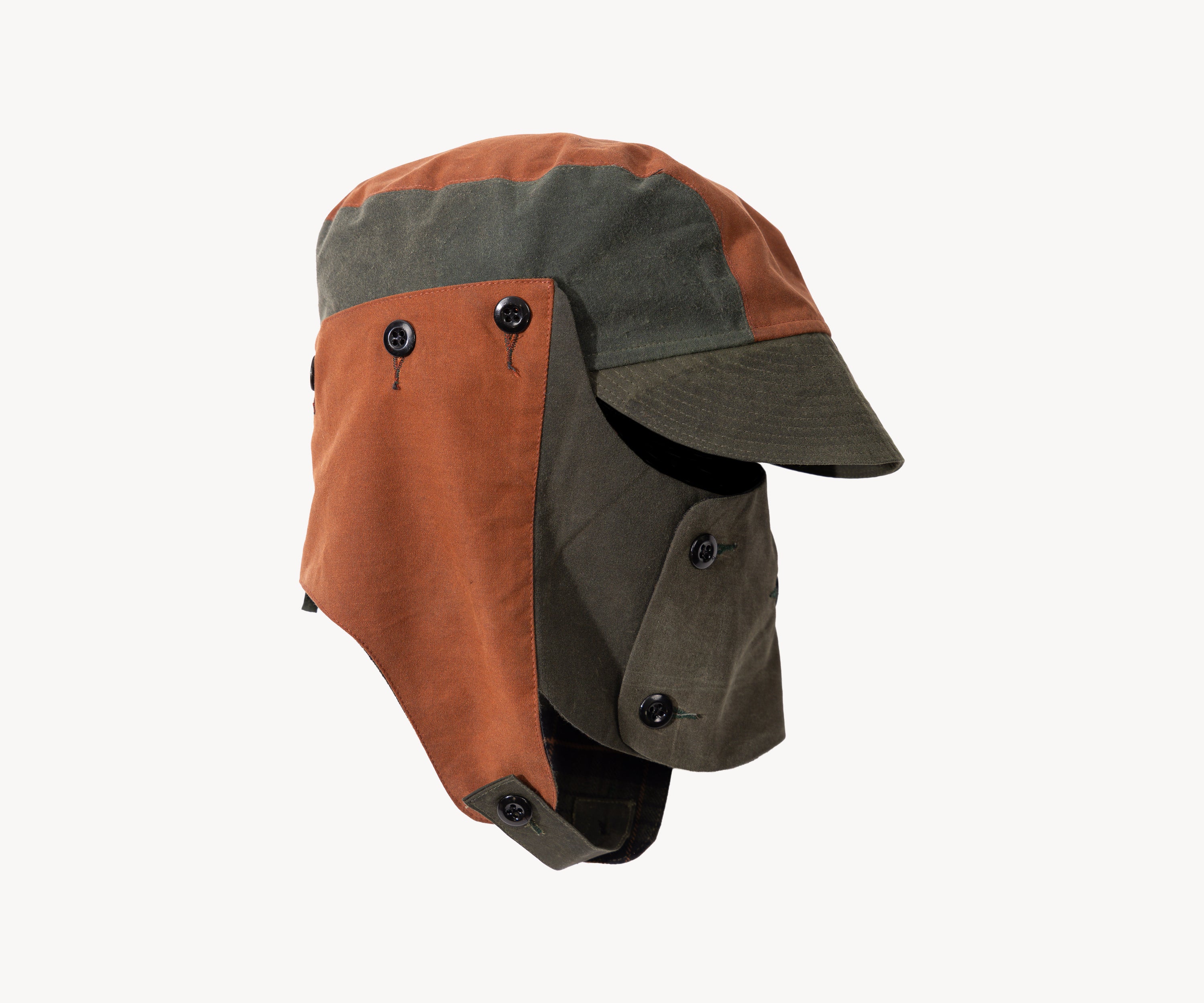 REWORK® MASK WAX HAT- N° 018 Manteaux et vestes MARRON / TAILLE UNIQUE - BRUT Clothing