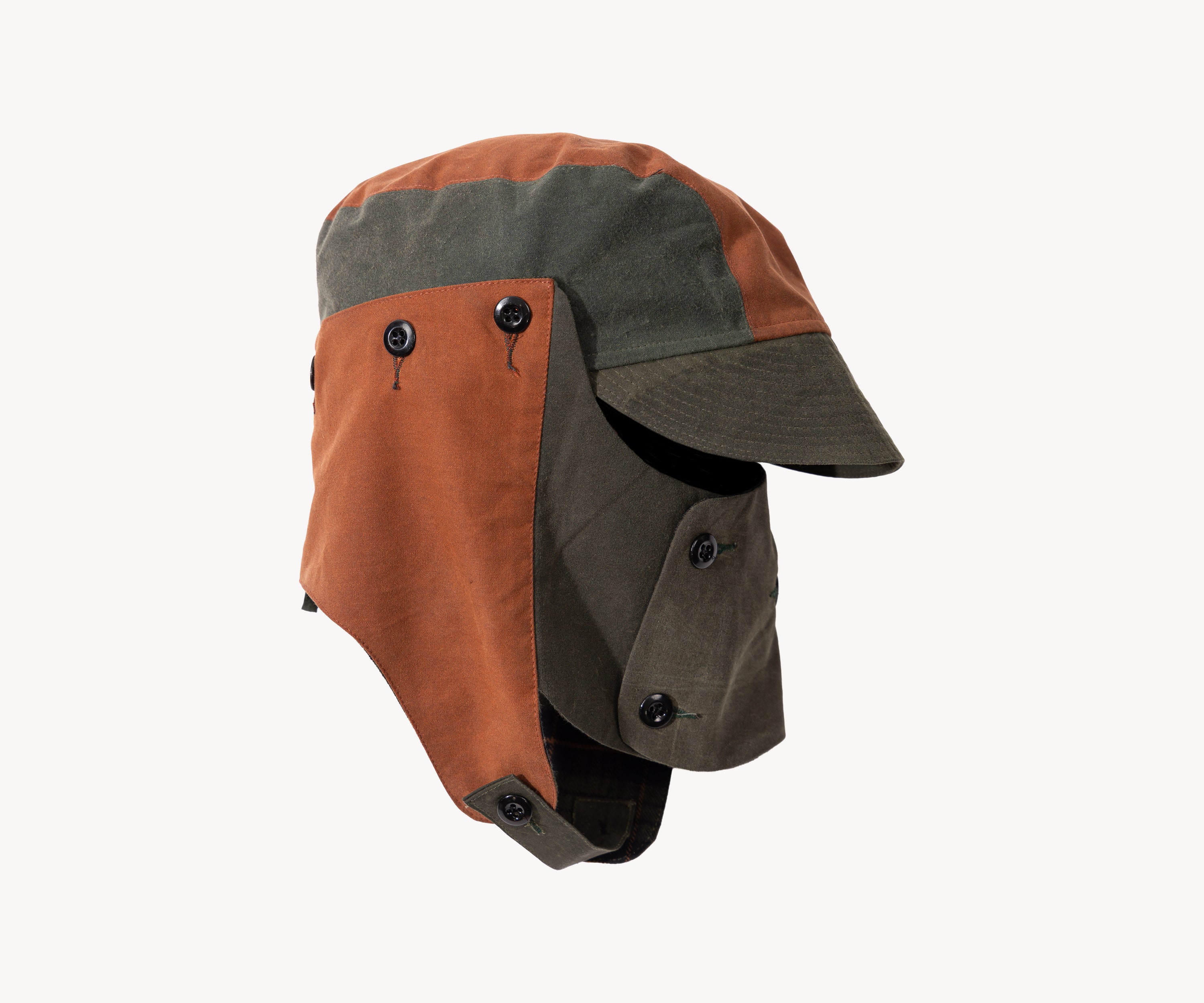 REWORK® MASK WAX HAT - N° 018 Coats & Jackets BROWN / ONE SIZE FITS ALL - BRUT Clothing