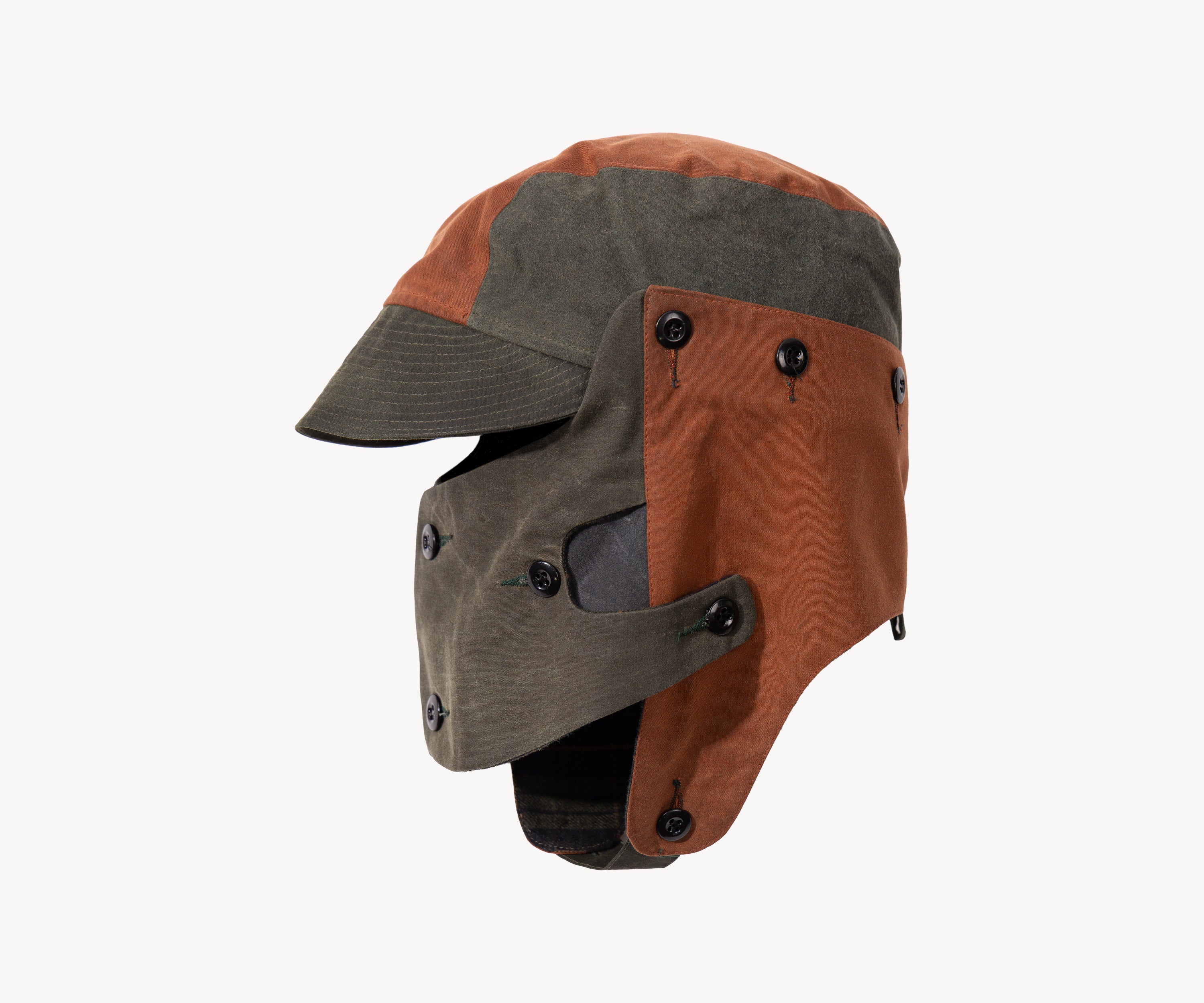 REWORK® MASK WAX HAT - N° 018 Coats & Jackets BROWN / ONE SIZE FITS ALL - BRUT Clothing