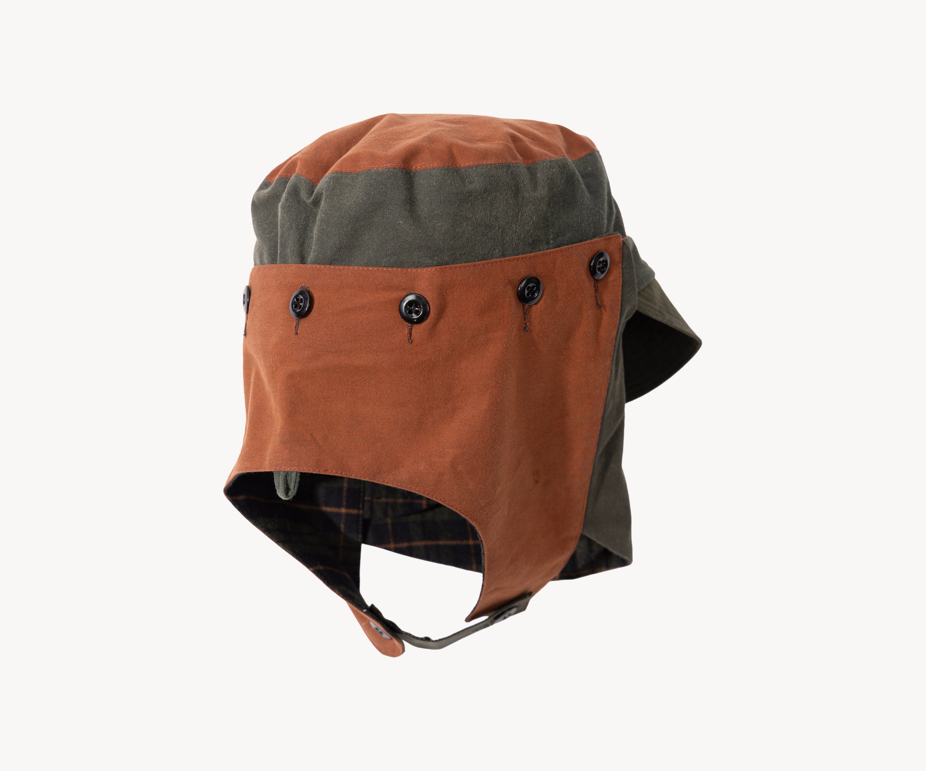 REWORK® MASK WAX HAT - N° 018 Coats & Jackets BROWN / ONE SIZE FITS ALL - BRUT Clothing