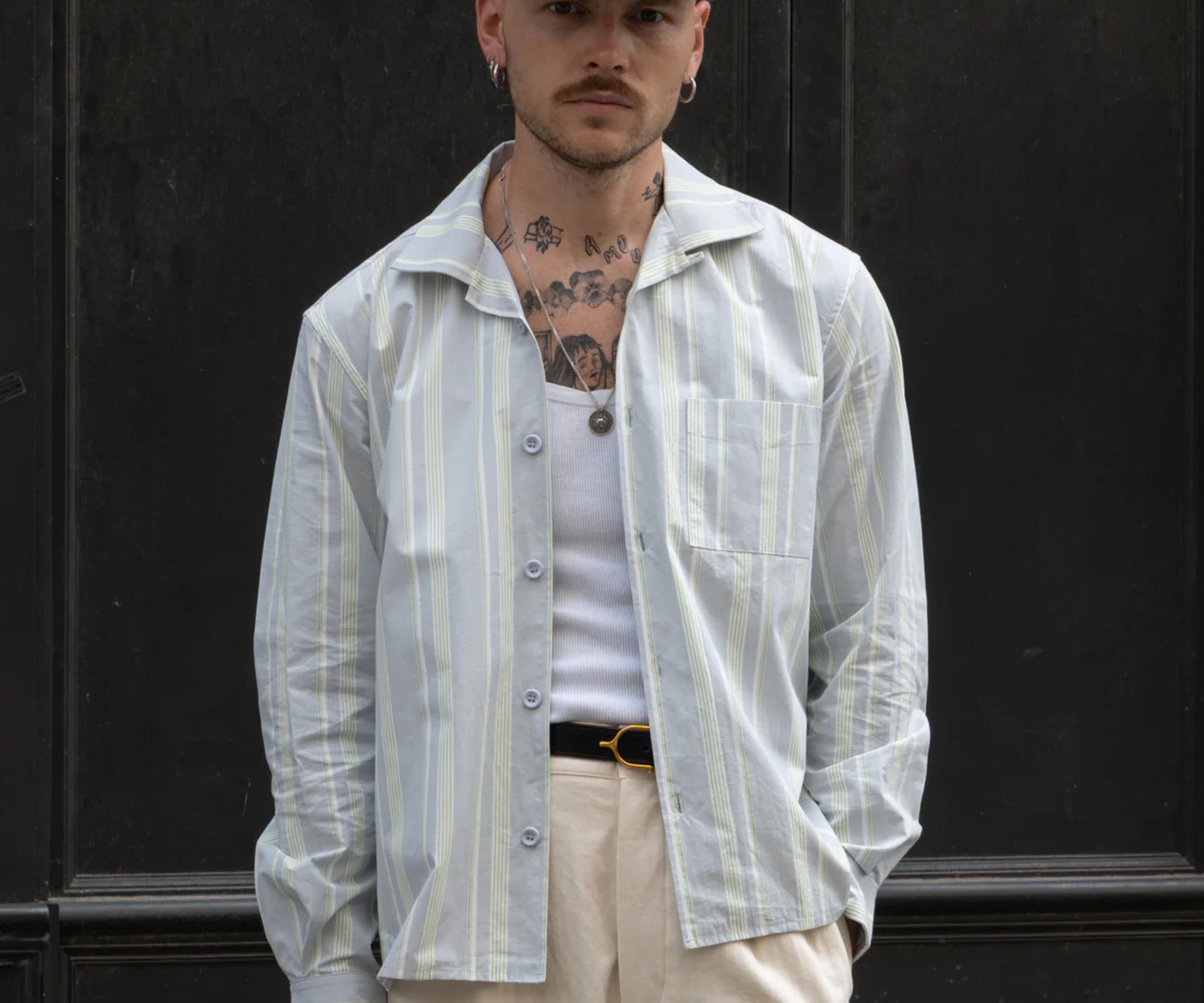 THE RETIREE SHIRT Chemises XS / GRIS - BRUT Clothing