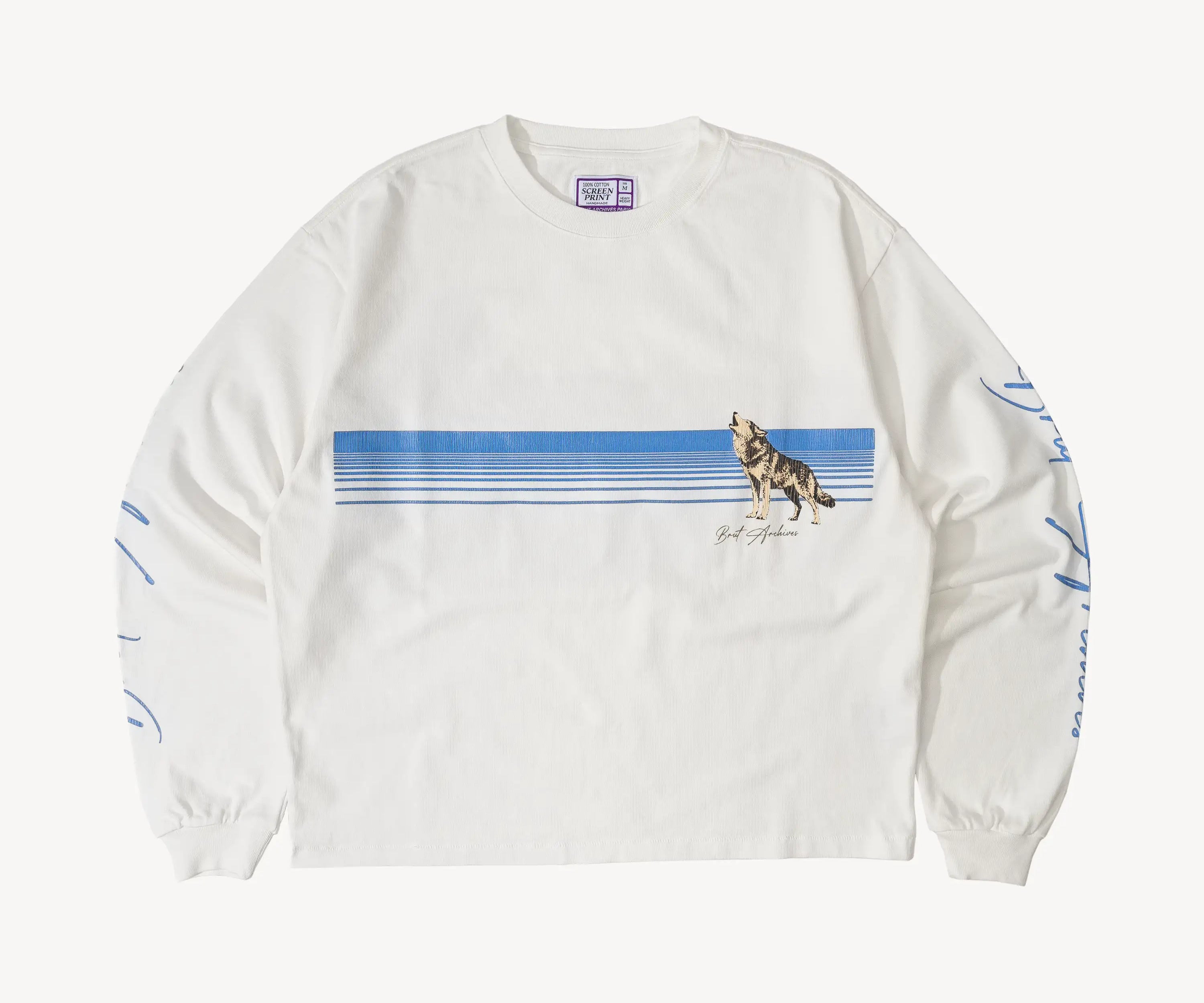 WOLF PEAKS TEE T-Shirts X-SMALL / WHITE - BRUT Clothing