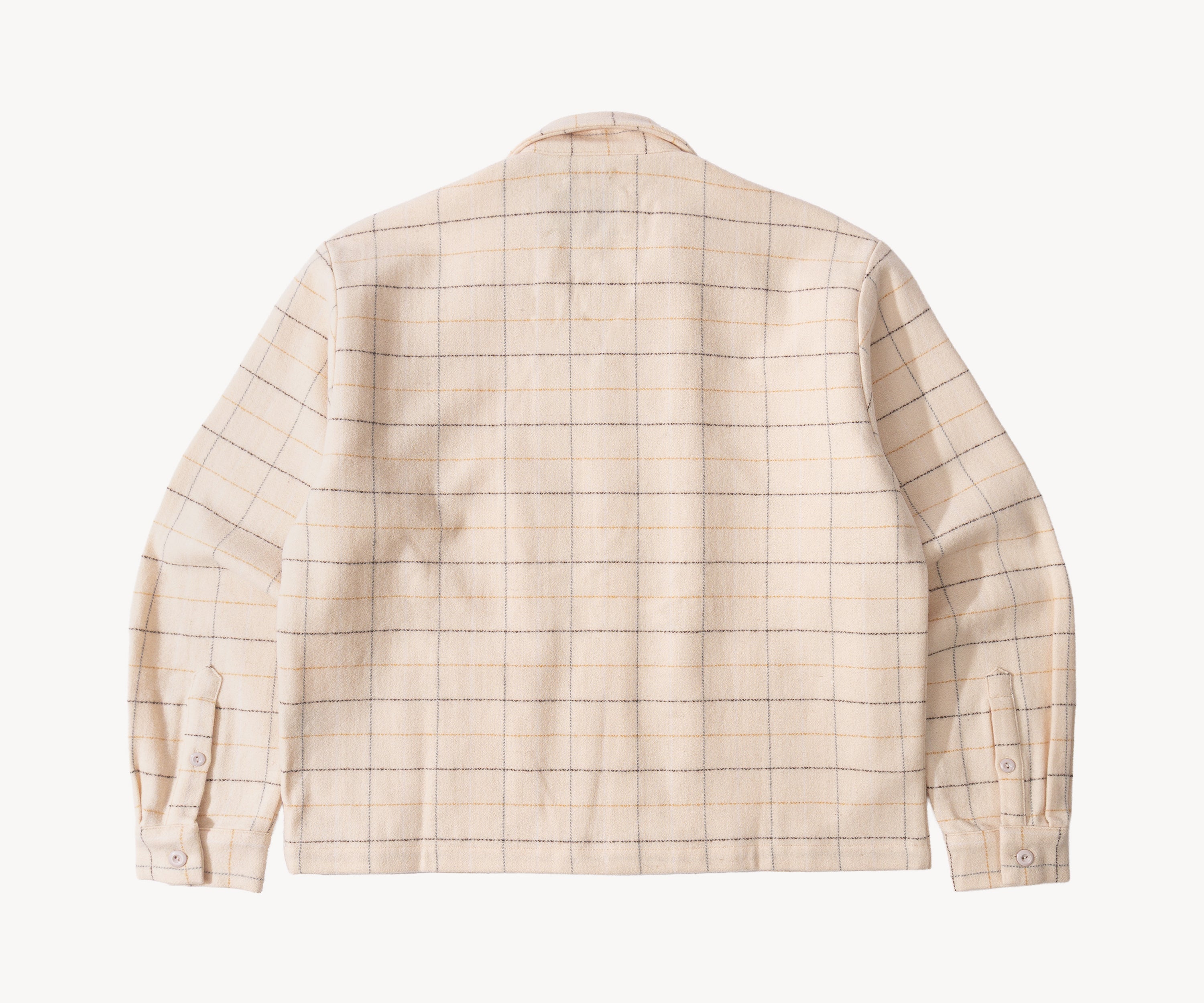 THE WOOL COQUETTE SHIRT Chemises XS / ÉCRU - BRUT Clothing