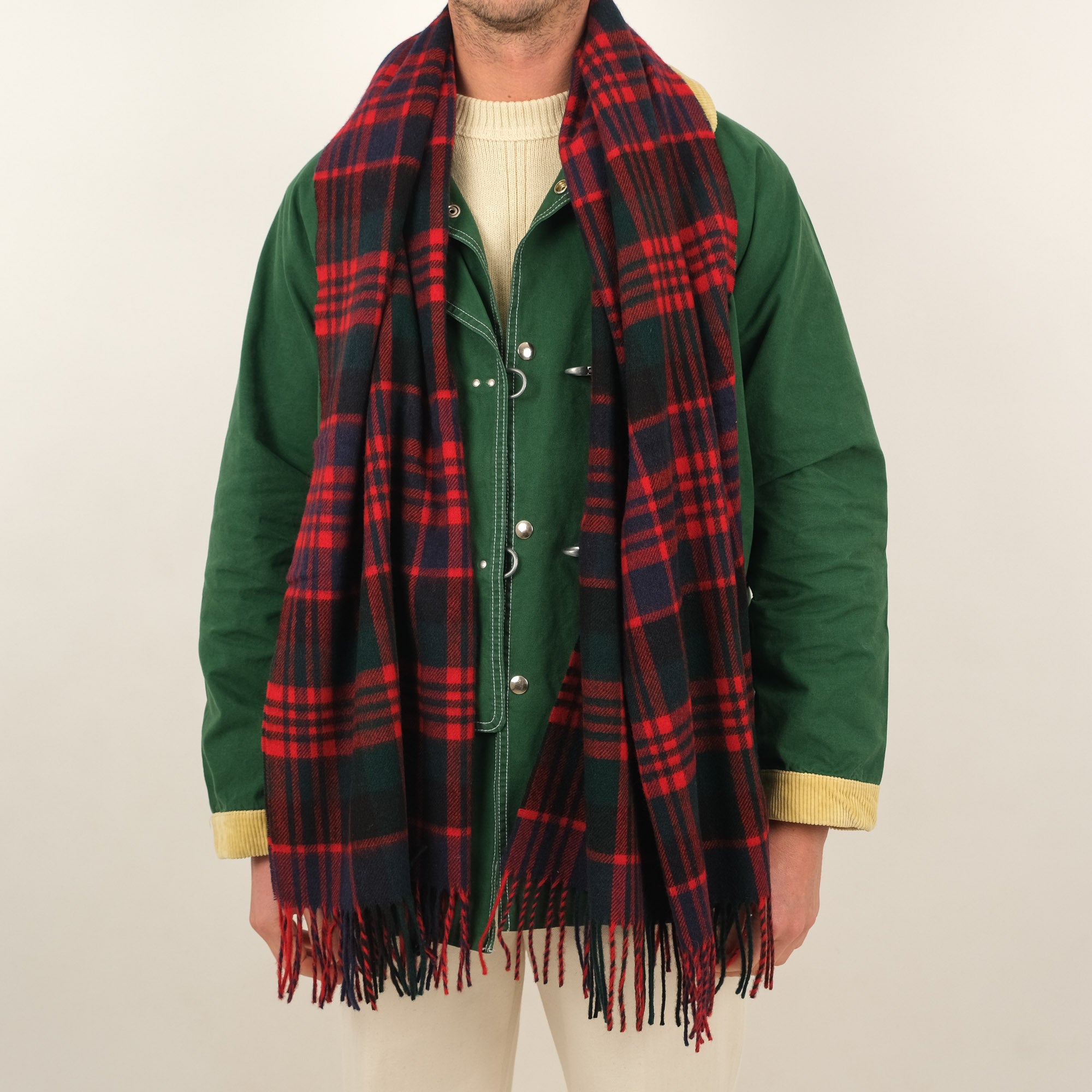 RED x NAVY x GREEN - STOLE - BRUT Clothing