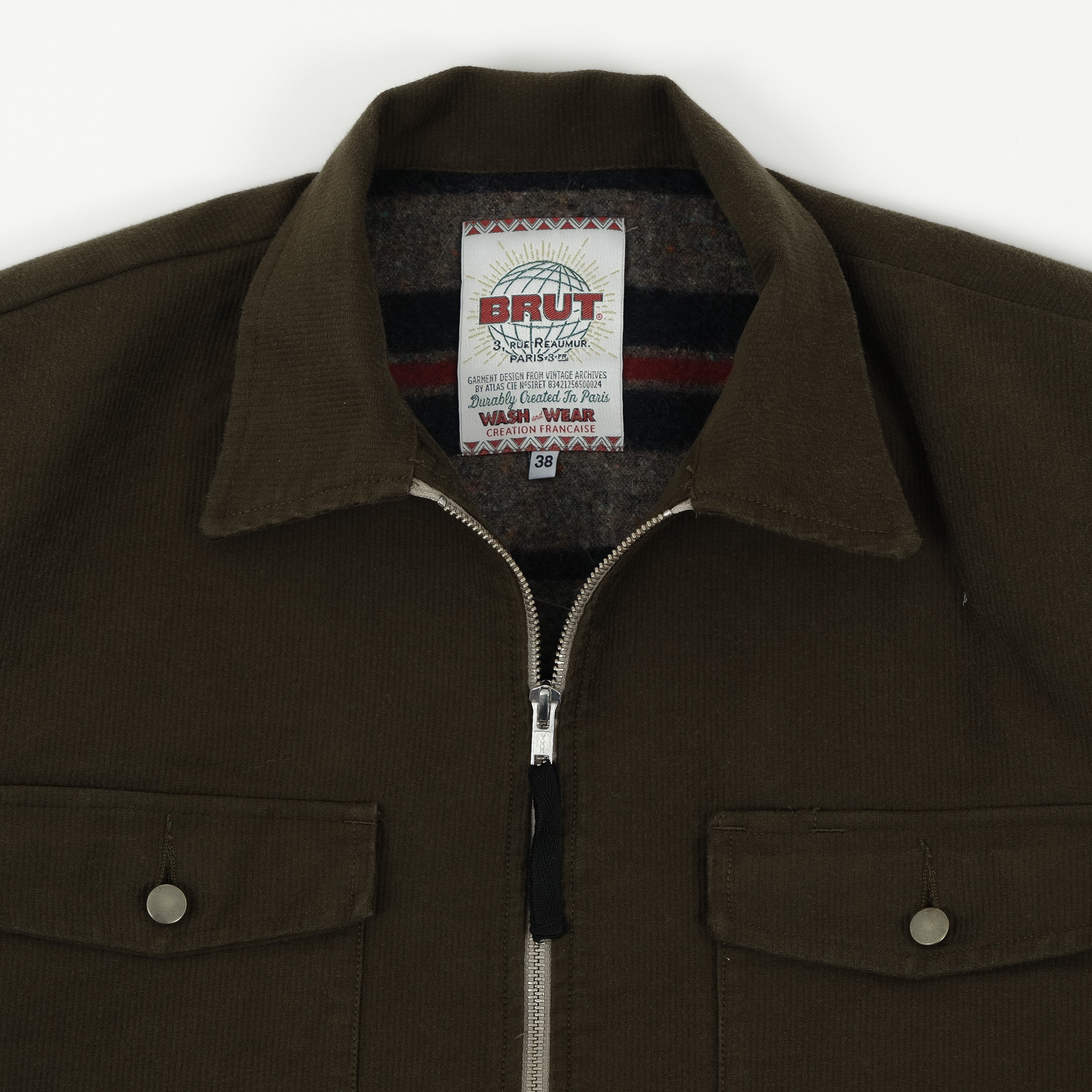 STATION JACKET - KHAKI - BRUT Clothing